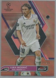 Luka Modrič Topps Finest 2023 Real Madrid 26 Limit 74/75